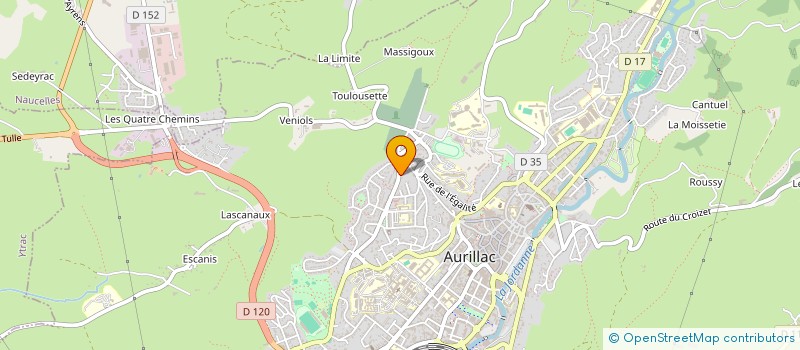 localisation de l'entreprise MONSIEUR ABDELTIF OUAHHABI à AURILLAC