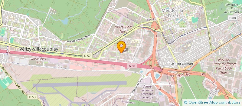 localisation de l'entreprise MONSIEUR ABDELWADOUD ACHOUCHE  VELIZY-VILLACOUBLAY