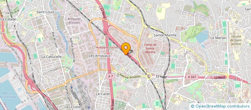 localisation de l'entreprise MONSIEUR ABDELWAHAB BELMANAA à MARSEILLE 14