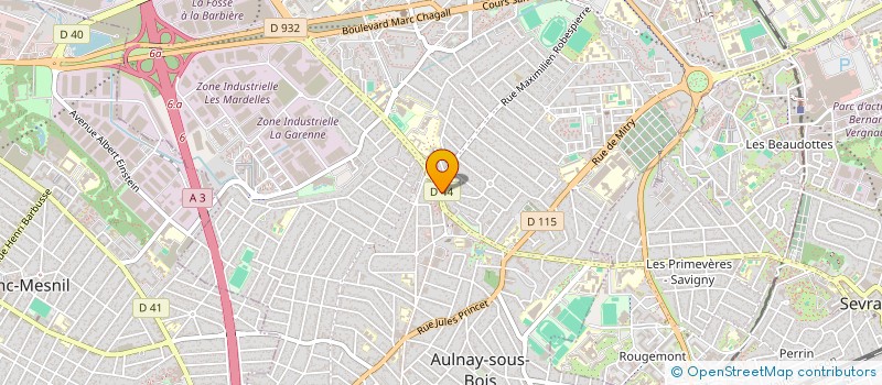 localisation de l'entreprise MONSIEUR ABDELWAHAB DOUDOU à AULNAY-SOUS-BOIS
