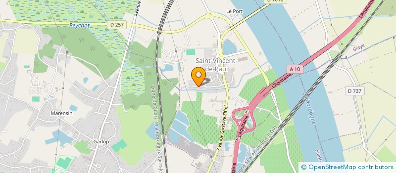 localisation de l'entreprise MONSIEUR ABDELWAHAB EL KHAOUI  SAINT-VINCENT-DE-PAUL