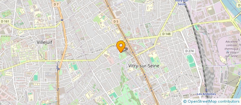 localisation de l'entreprise MONSIEUR ABDELWAHAB IDIR  VITRY-SUR-SEINE