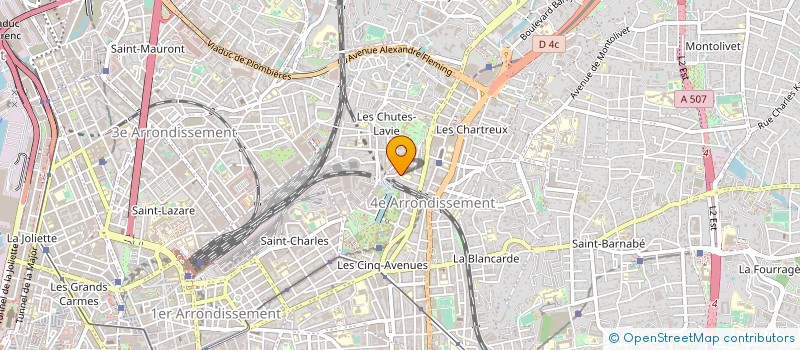 localisation de l'entreprise MONSIEUR ABDELWAHAB LABADI à MARSEILLE 4EME