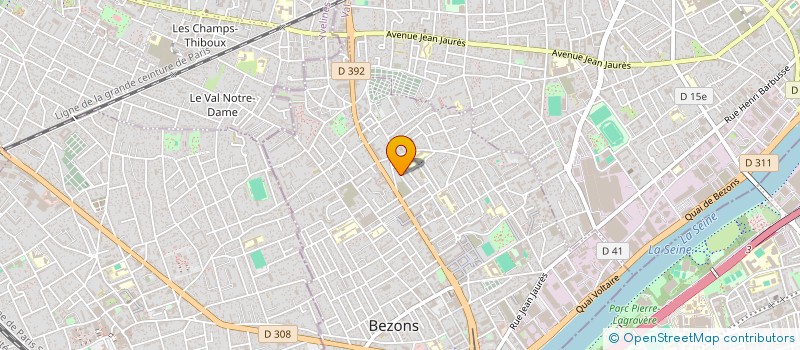 localisation de l'entreprise MONSIEUR ABDELWAHAB MAHJOUB  BEZONS