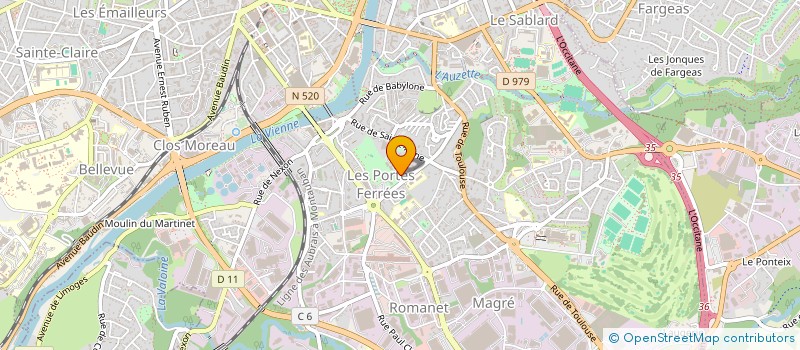 localisation de l'entreprise MONSIEUR ABDELWAHAB MOUSSI à LIMOGES