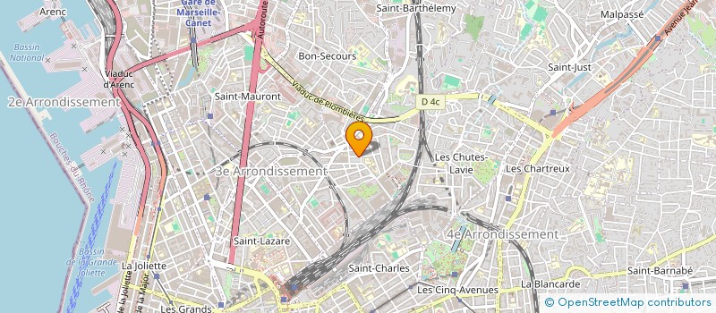 localisation de l'entreprise MONSIEUR ABDELWAHAB OUMAHI  MARSEILLE