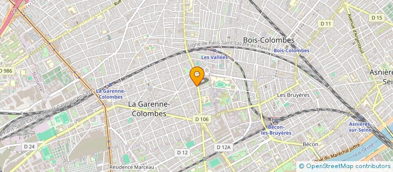 localisation de l'entreprise MONSIEUR ABDELWAHAB REZZAG MAHCENE à LA GARENNE-COLOMBES