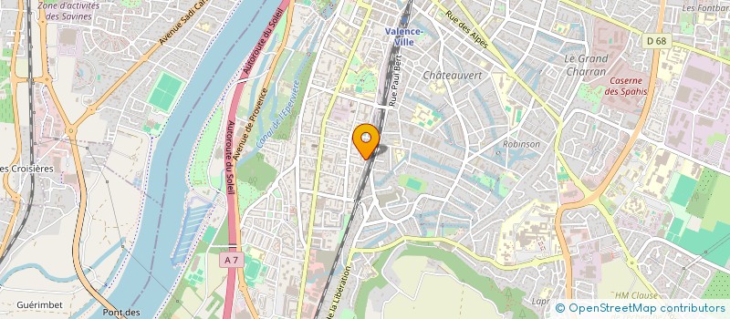 localisation de l'entreprise MONSIEUR ABDELWAHAD AGOUBI  VALENCE