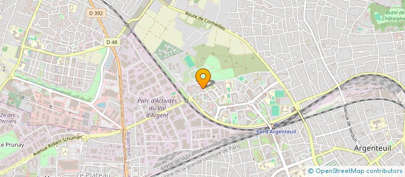 localisation de l'entreprise MONSIEUR ABDELWAHAD HAMIM  ARGENTEUIL