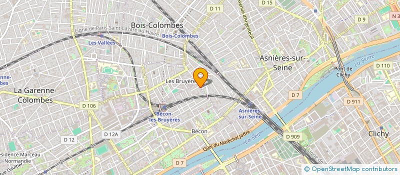 localisation de l'entreprise MONSIEUR ABDELWAHEB GANNOUNI à COURBEVOIE