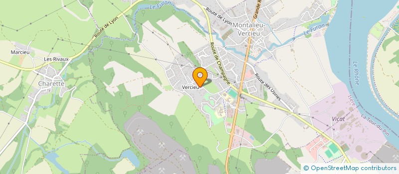 localisation de l'entreprise MONSIEUR ABDELWAHED MOHAMED  MONTALIEU-VERCIEU