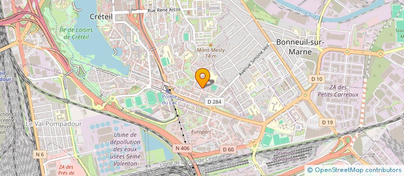 localisation de l'entreprise MONSIEUR ABDELWAHHAB BOUCHELAGHEM  CRETEIL