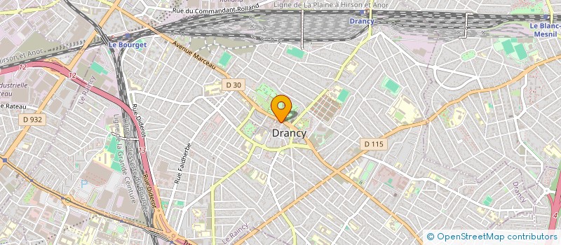 localisation de l'entreprise MONSIEUR ABDELWAHHAB SAOULI  DRANCY