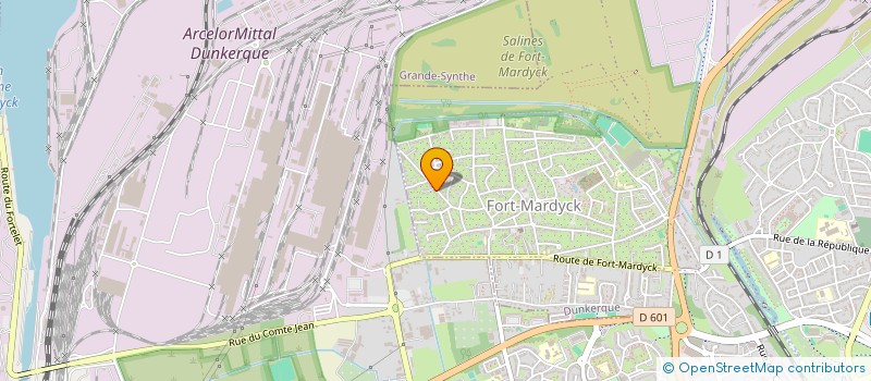 localisation de l'entreprise MONSIEUR ABDELWAHHAB SOUDANI à DUNKERQUE