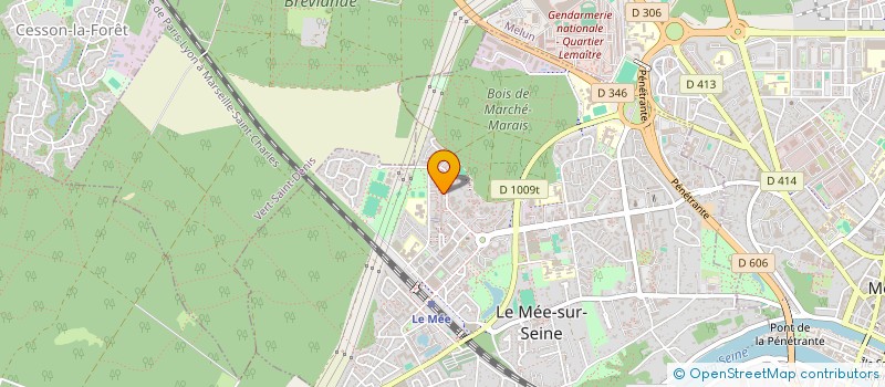 localisation de l'entreprise MONSIEUR ABDELWAHID ZEMANI  LE MEE-SUR-SEINE