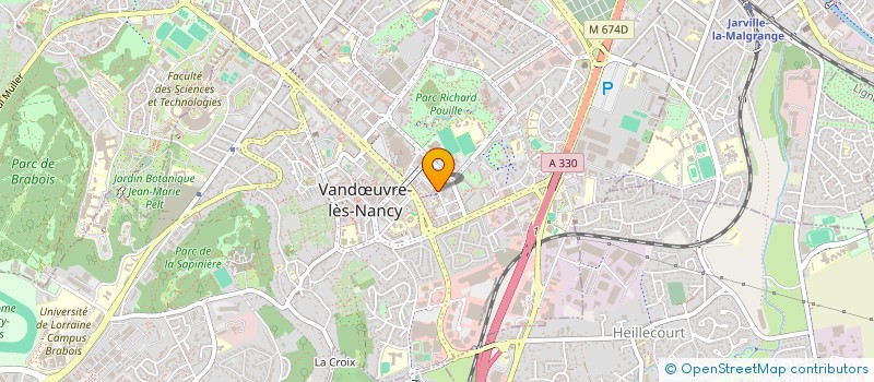 localisation de l'entreprise MONSIEUR ABDELWALID LAZREG  VANDUVRE-LES-NANCY