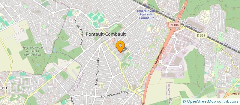 localisation de l'entreprise MONSIEUR ABDEN-NADIR HACHAICHI à PONTAULT-COMBAULT