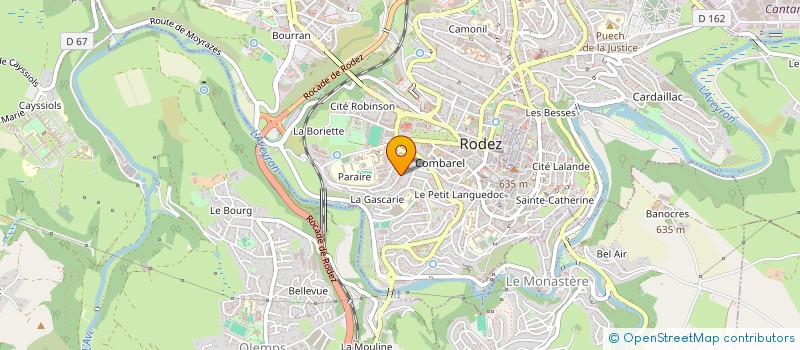localisation de l'entreprise MONSIEUR ABDENABI EL OUAZIRI  ONET-LE-CHATEAU