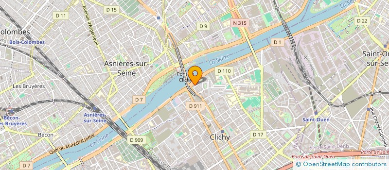localisation de l'entreprise MONSIEUR ABDENACER ANOUAR à CLICHY