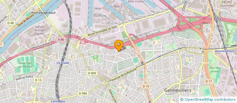 localisation de l'entreprise MONSIEUR ABDENACER BOUAZIZ  ASNIERES-SUR-SEINE