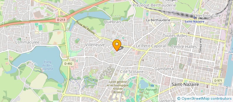 localisation de l'entreprise MONSIEUR ABDENACER DJEFFAL  SAINT-NAZAIRE