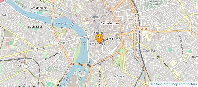 localisation de l'entreprise MONSIEUR ABDENACER LAKER  BLAGNAC