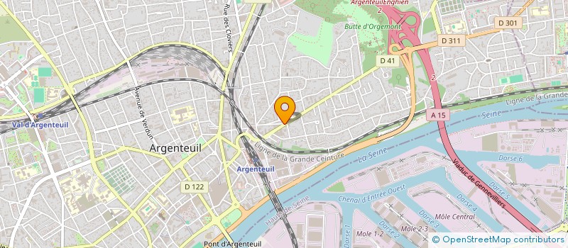 localisation de l'entreprise MONSIEUR ABDENACER LAMRANI  ARGENTEUIL