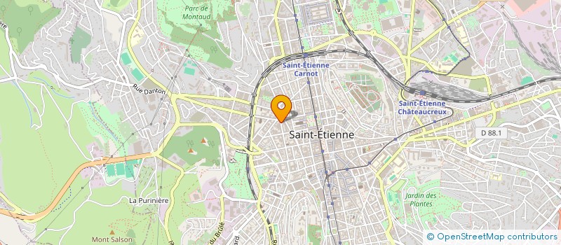 localisation de l'entreprise MONSIEUR ABDENACER MESLEM  SAINT-ETIENNE