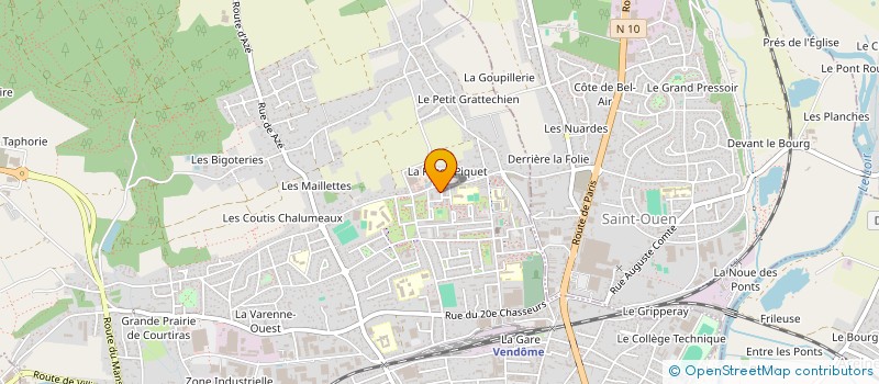 localisation de l'entreprise MONSIEUR ABDENACEUR CHEBBI  VENDOME