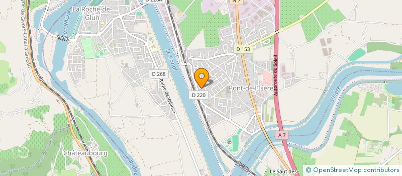 localisation de l'entreprise MONSIEUR ABDENACEUR NAOUI  PONT-DE-L'ISERE