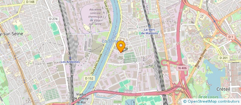 localisation de l'entreprise MONSIEUR ABDENAIM AZIB  ALFORTVILLE