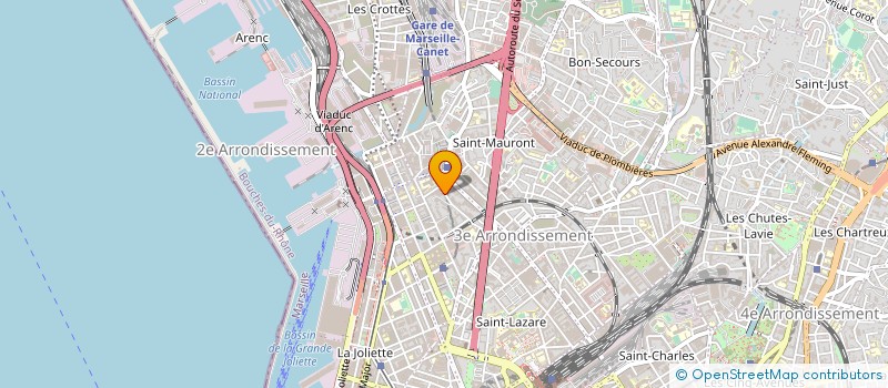 localisation de l'entreprise MONSIEUR ABDENASER BELABBAS à MARSEILLE