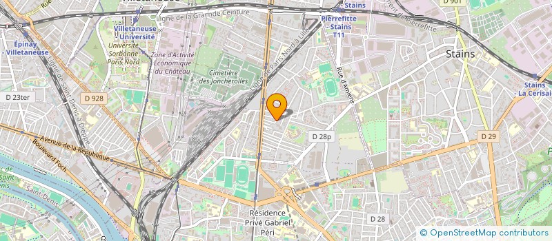 localisation de l'entreprise MONSIEUR ABDENASSER BEN KADI à PIERREFITTE-SUR-SEINE