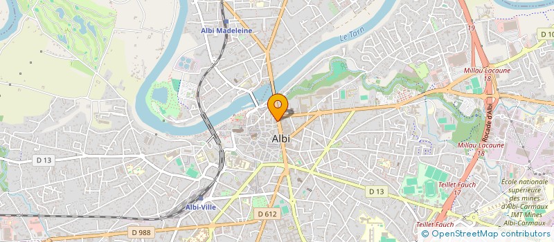 localisation de l'entreprise MONSIEUR ABDENASSER DERRAR à ALBI