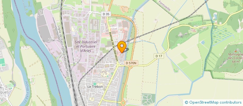 localisation de l'entreprise MONSIEUR ABDENASSER MZIOUKINE  ARLES