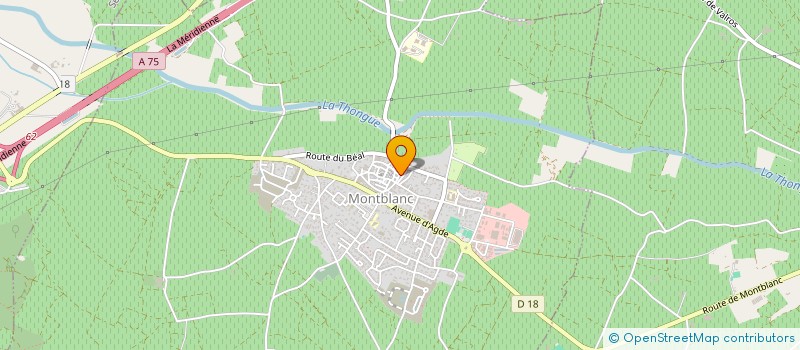 localisation de l'entreprise MONSIEUR ABDENASSER SI-MOHAMMED  MONTBLANC