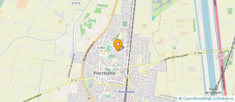 localisation de l'entreprise MONSIEUR ABDENBI BEN HAOUA à PIERRELATTE