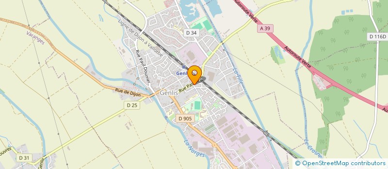 localisation de l'entreprise MONSIEUR ABDENBI CAIDI  GENLIS