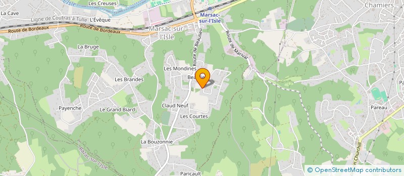 localisation de l'entreprise MONSIEUR ABDENBI EL-MARDI  MARSAC-SUR-L'ISLE