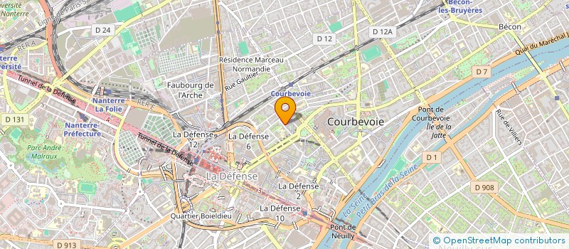 localisation de l'entreprise MONSIEUR ABDENBI GUEMIAH à COURBEVOIE