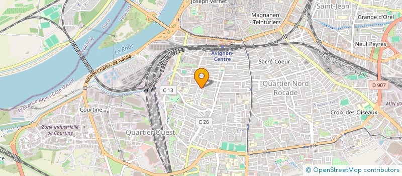 localisation de l'entreprise MONSIEUR ABDENBI KASMI ARAB  AVIGNON