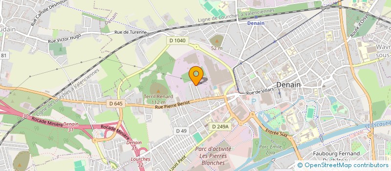 localisation de l'entreprise MONSIEUR ABDENBI KISSI à DENAIN
