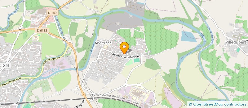 localisation de l'entreprise MONSIEUR ABDENBI M'HAMEDI à CARCASSONNE