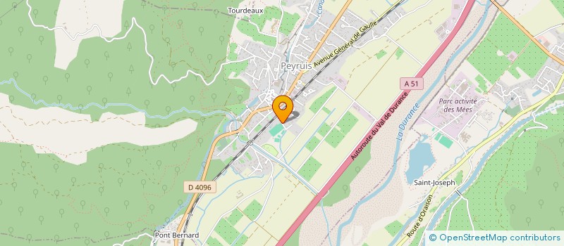 localisation de l'entreprise MONSIEUR ABDENBI OUFQIH  PEYRUIS