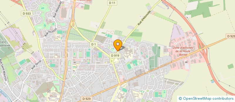 localisation de l'entreprise MONSIEUR ABDENBI RABDANE à AMIENS