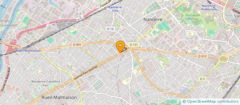 localisation de l'entreprise MONSIEUR ABDENBI RAZIK  NANTERRE