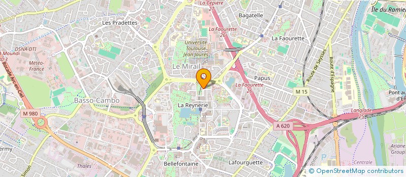 localisation de l'entreprise MONSIEUR ABDENEBI BENOMARI à TOULOUSE