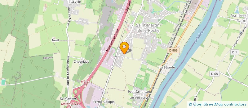 localisation de l'entreprise MONSIEUR ABDENNABI EL AHRACHE  SAINT-MARTIN-BELLE-ROCHE