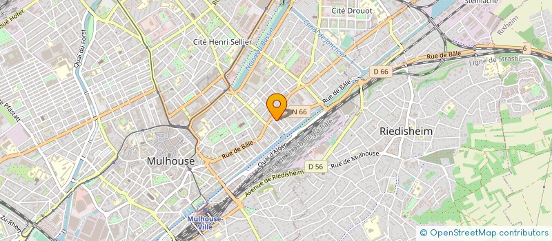 localisation de l'entreprise MONSIEUR ABDENNACER BEN LAKBIR  MULHOUSE