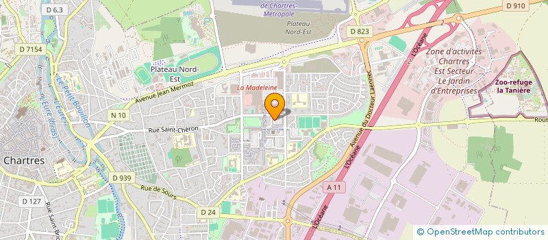 localisation de l'entreprise MONSIEUR ABDENNACER EL RHARBAOUI à CHARTRES